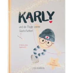 Buch "KARLY und die Magie seiner Glücksfunken", Hardcover, 48 Seiten