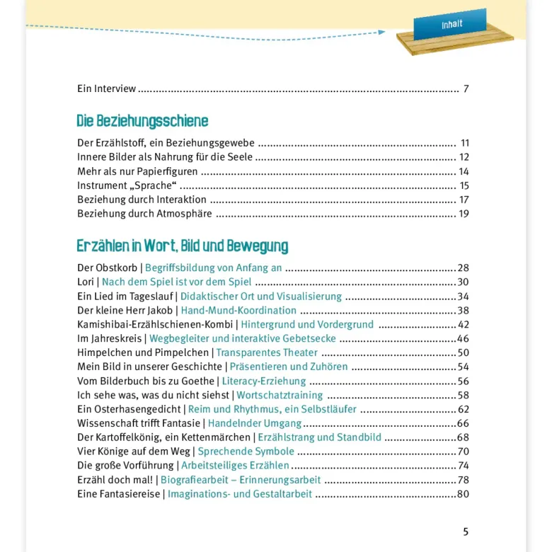 Buch "Praxisbuch Erzählschiene", 120 Seiten