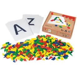 Buchstaben-Lernspiel „ABC“, mit Vorlagekarten