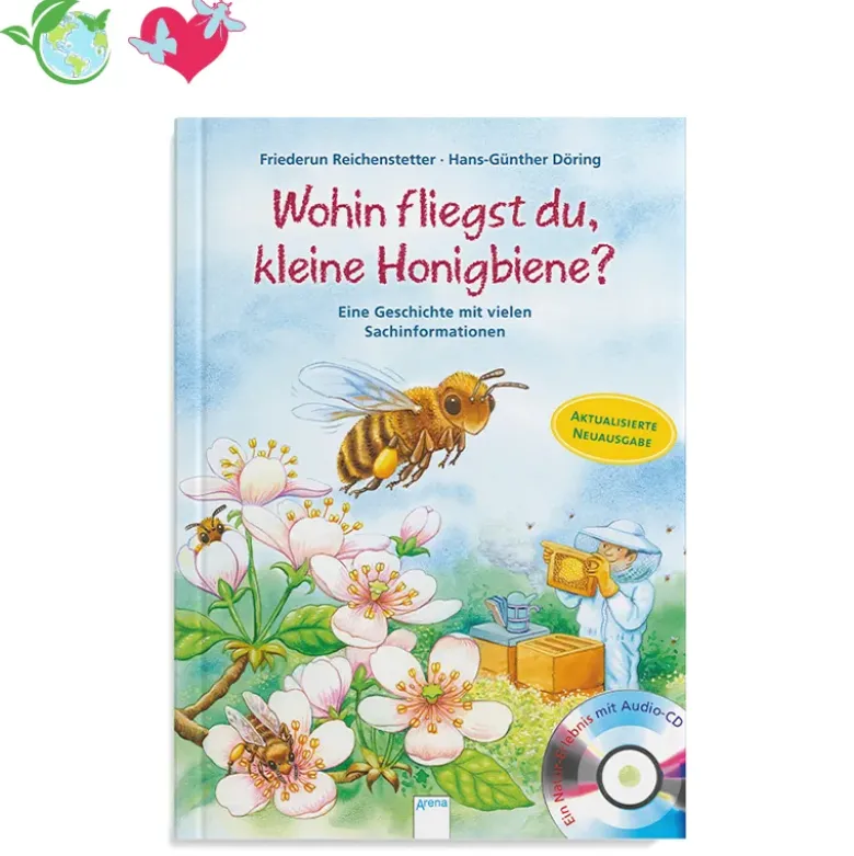 Buch "Wohin fliegst du, kleine Honigbiene?", 32 Seiten