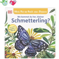 Buch "Wo kommst du her, kleiner Schmetterling? Mein Pop-up-Buch zum Staunen", 12 Seiten