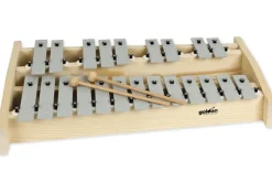 Chromatisches Glockenspiel, Sopran c3 - a4, grau mit Schlägel