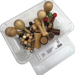 Das Erste Holz-Percussion-Set für die Kleinen, 18-tlg.