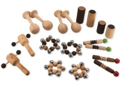 Das Erste Holz-Percussion-Set für die Kleinen, 18-tlg.