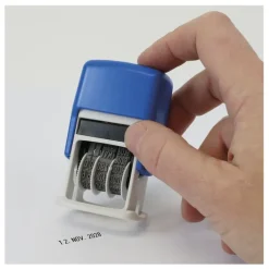 Datums-Stempel "kompakt", selbstfärbend, schwarz