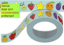 Deko-Band Reispapier 5 cm, selbstklebend, 10m