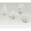 Deko-Set "Weihnachten Honeycomp" aus Papier, 4-tlg.