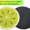 Demo-Bruchrechen-Kreise "Obst", 203 mm ø, magnetisch, 24-tlg.