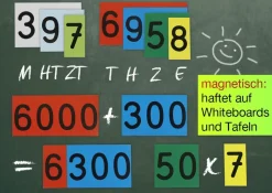 Demo-Dezimalstellenwert-Karten, magnetisch, 70 Stück