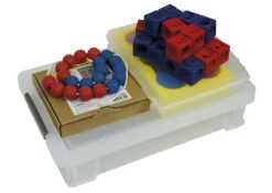 Demo Mathe-Basis-Set Plus Zahlenraum bis 20, 200-tlg, magnetisch, rot/blau, in Box