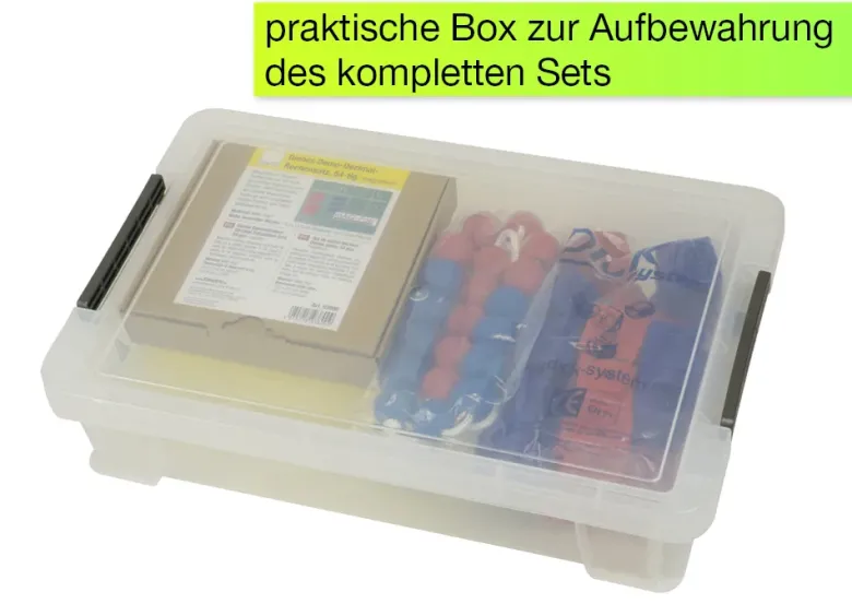 Demo Mathe-Basis-Set Plus Zahlenraum bis 20, 200-tlg, magnetisch, rot/blau, in Box
