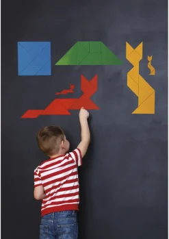 Demo-Tangram magnetisch, 28-tlg., ca. 20x20 cm
