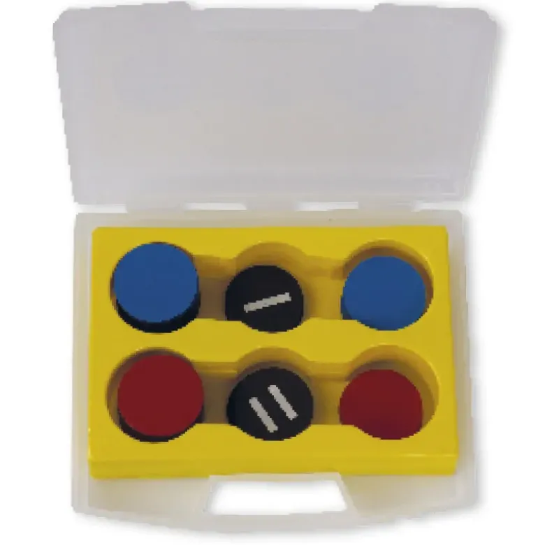 Demo-Wendeplättchen magnetisch, 125-tlg. im Koffer