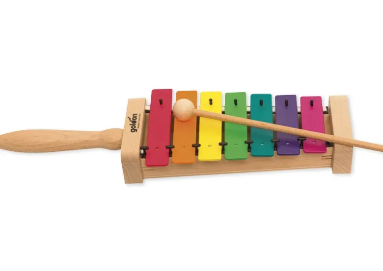 Diatonisches Glockenspiel, c3 - h3, mit Schlägel und Griff