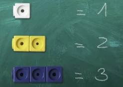 DICK-System Set Demo-Steckwürfel magnetisch, 3,4 cm, 20 Stück im Polybeutel