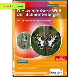 Didaktische DVD "Die wunderbare Welt der Schmetterlinge", tabletfähig
