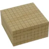 Dienes Dezimal-Hunderter-Platte, aus Holz, 5 Stück