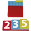 Dienes Grundsortiment Montessori, mit Zahlen-Karten, 170-tlg., Kunststoff