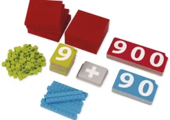 Dienes Grundsortiment Montessori, mit Zahlen-Karten, 170-tlg., Kunststoff