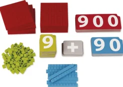 Dienes Grundsortiment Montessori, mit Zahlen-Karten, 170-tlg., Kunststoff