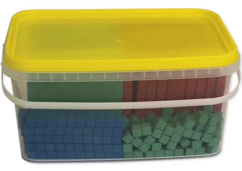 Dienes Grundsortiment Montessori, 121-tlg., RE-Wood, in Stapel-Box "Montessori Premium"