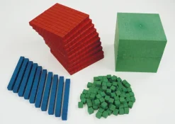 Dienes Grundsortiment Montessori, 121-tlg., RE-Wood "Montessori Premium"