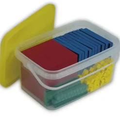 Dienes Grundsortiment, 121-tlg., Zahlenraum 1.000, farbig, in Stapel-Box