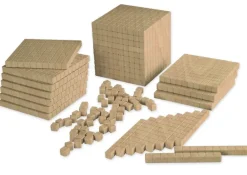 Dienes Grundsortiment, 121-tlg., Zahlenraum 1.000, naturfarben, in Stapel-Box