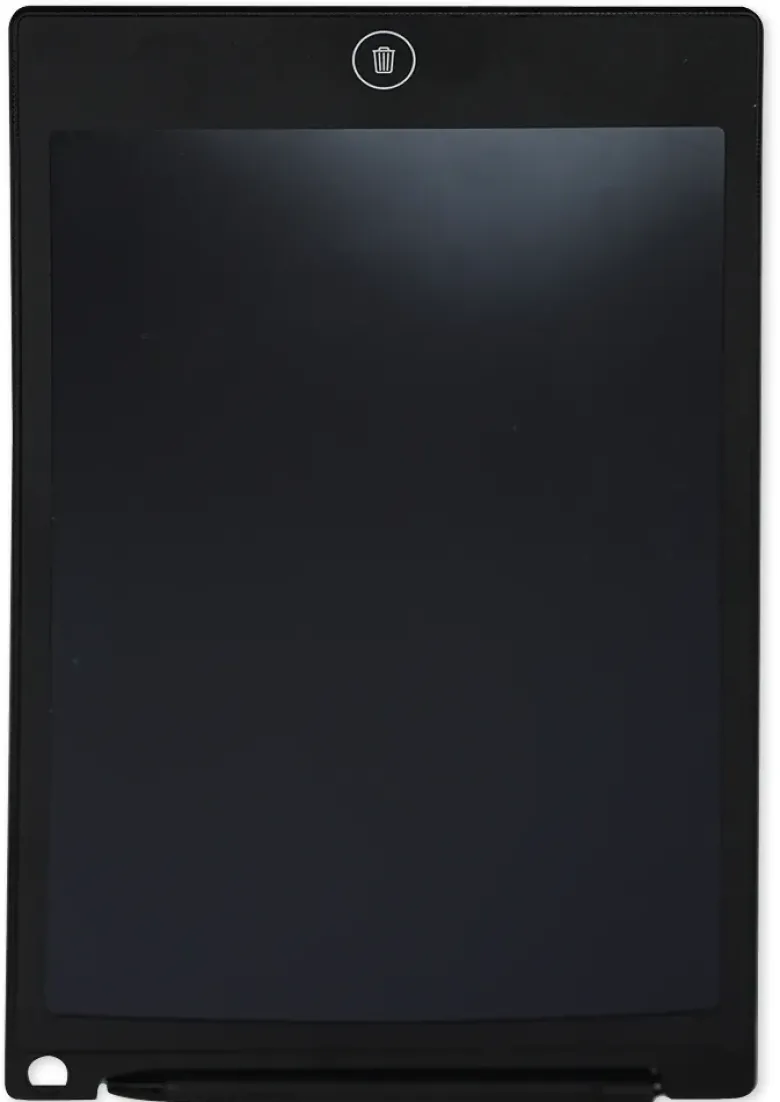 Digitale Schiefertafel SD "A4-XS", schwarzes Display, mit Filz-Hülle