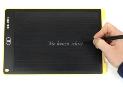 Digitale Schiefertafel SDZ "A4-S", schwarzes Display, 3-geteilte Schreibzeile
