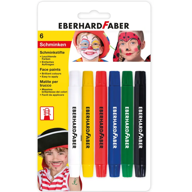 Eberhard Faber Schminkstifte, 6-tlg.