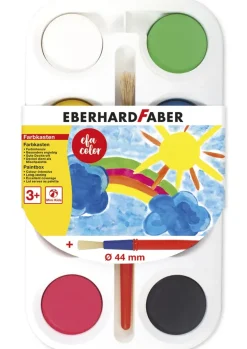 efa color Farbkasten, 8 Farben, 44 mm ø
