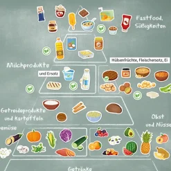 Ernährung vegetarisch & vegan, magnetisch, 57-tlg.