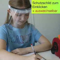 Ersatz-Visiere für Gesichts-Schutzschild Universal, 10-tlg.