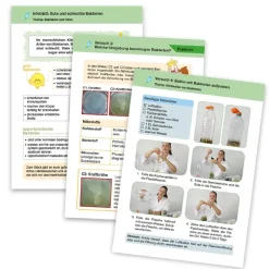 Experimentier-Box "Bakterien und Viren", 12-tlg.