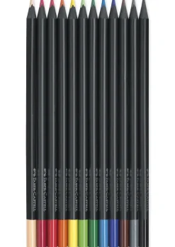 Faber-Castell Black Edition Buntstifte, 12 Stück