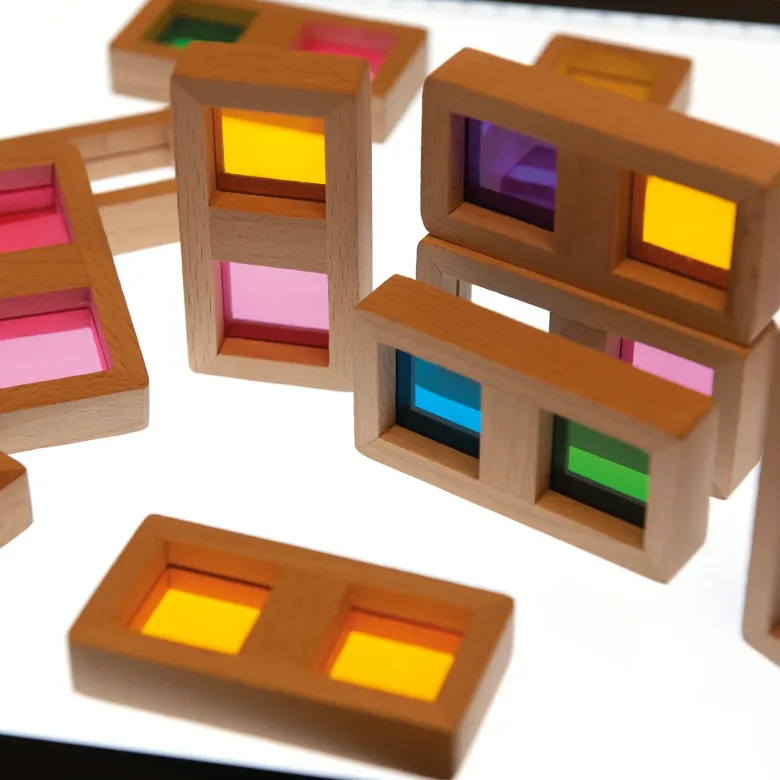 Farb-Domino "Regenbogen", 29-tlg.