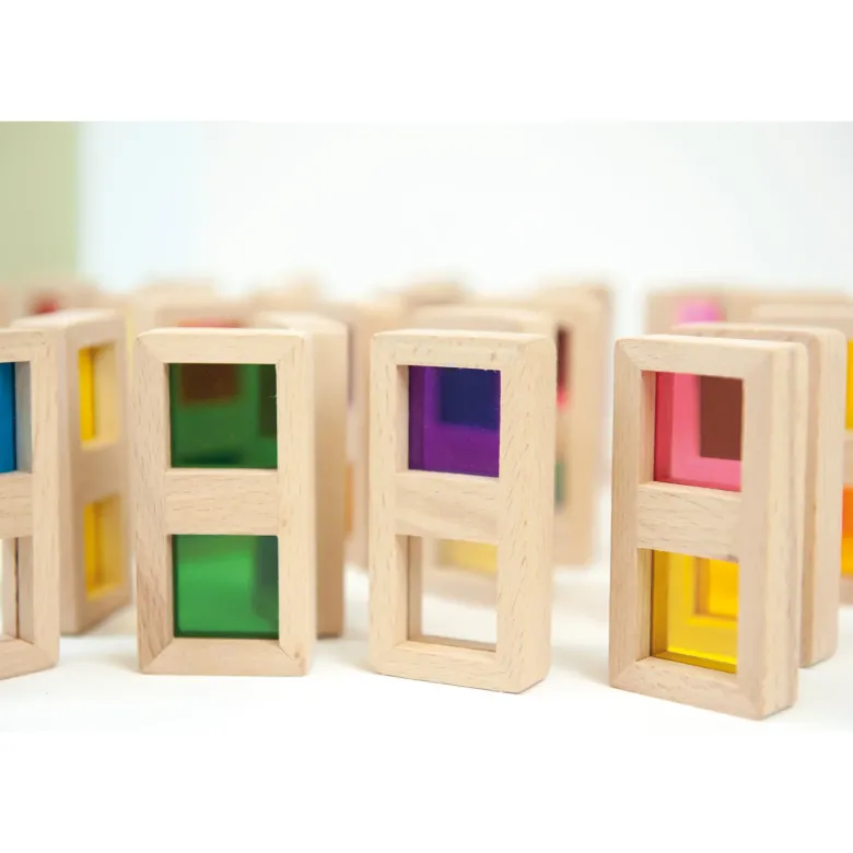 Farb-Domino "Regenbogen", 29-tlg.