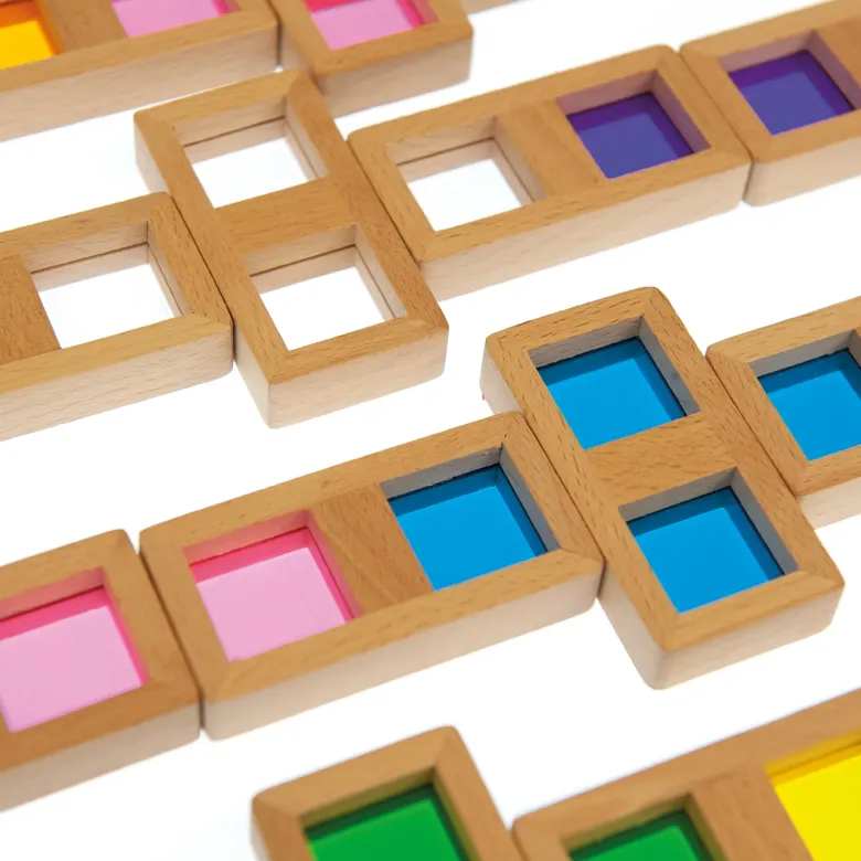 Farb-Domino "Regenbogen", 29-tlg.