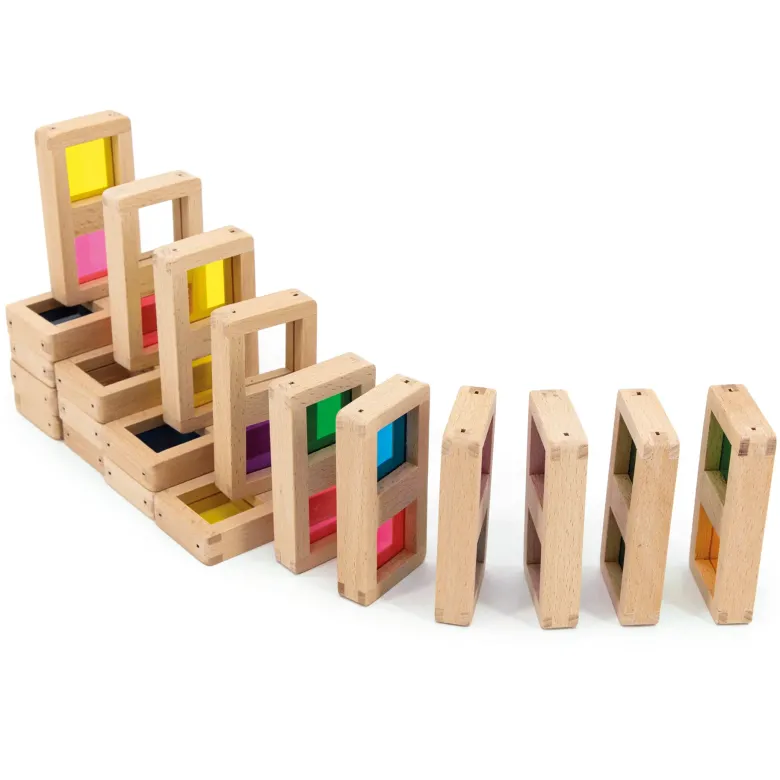 Farb-Domino "Regenbogen", 29-tlg.