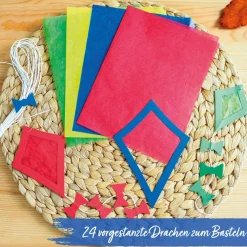 Fensterbilder "Drachen", 24 Stück
