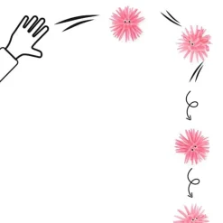 Fensterkrabbler "Spaßball", 3 Stück