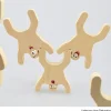 Figuren-Stapelspiel aus Holz, 36-tlg. im Beutel