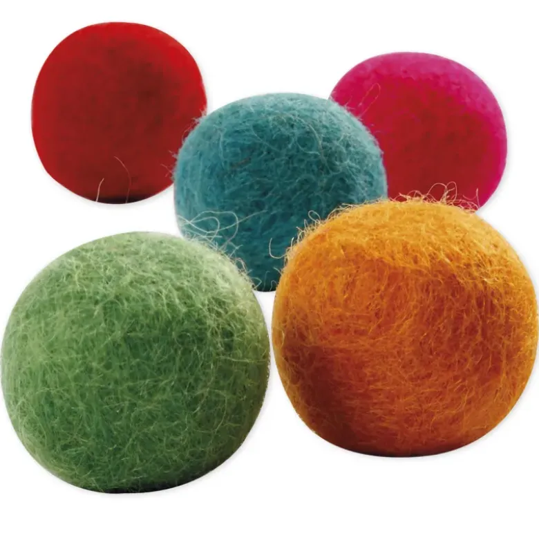 Filz-Kugeln 2 cm ø, 64 Stück