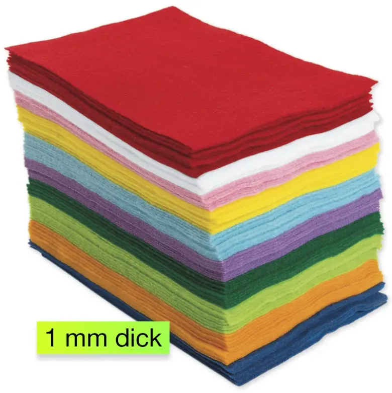 Filz-Platten 15 x 23 cm, 100 Stück