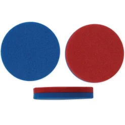 Flüster-Wendeplättchen blau/rot, 200 Stück in Dose
