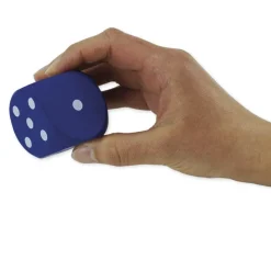 Flüster-Würfel, 6 cm, farbig sortiert
