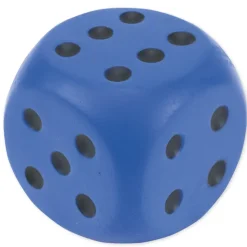 Flüster-Würfel, 6 cm, farbig sortiert