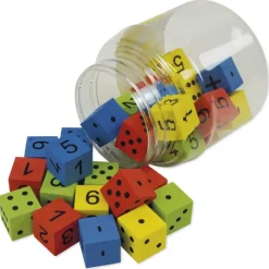 Flüster-Würfel "Mathematik", 32-tlg., 25 mm, in Dose