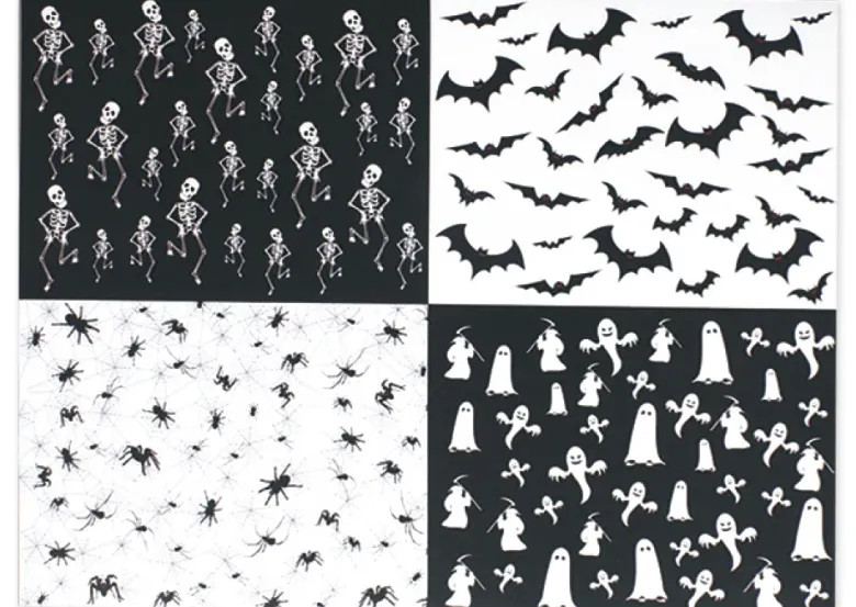 Fotokarton "Halloween" 50x70 cm, 10 Bogen
